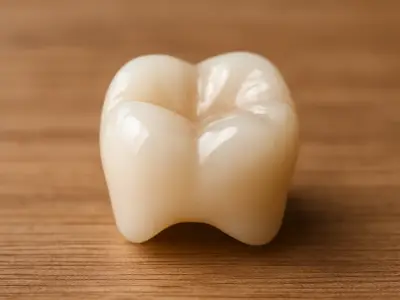 Illustration of a dental crown